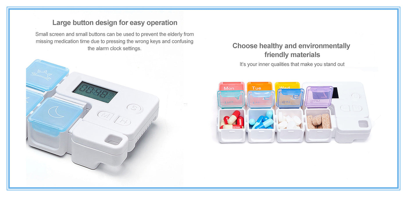 Colorful Electronic Pill Box